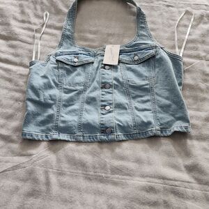Women's jeans top